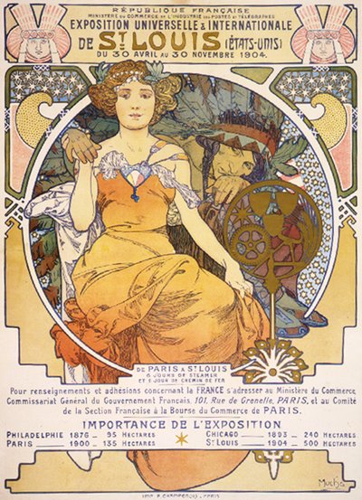 万国博覧会 作： Alphonse Mucha